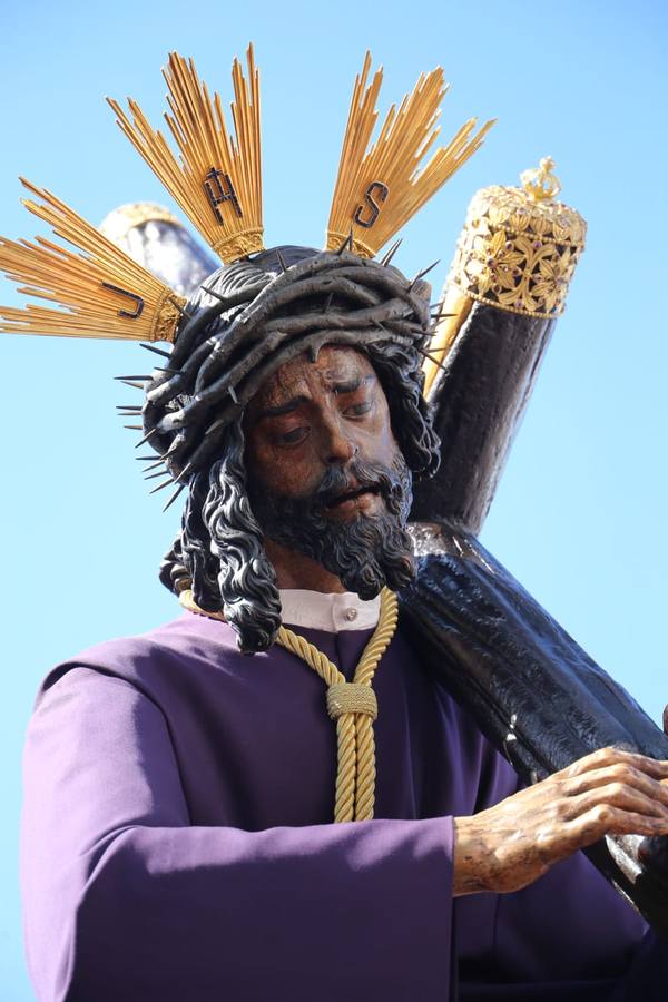 El Señor del Gran Poder, a su llegada a la parroquia de Nuestra Señora de la Candelaria