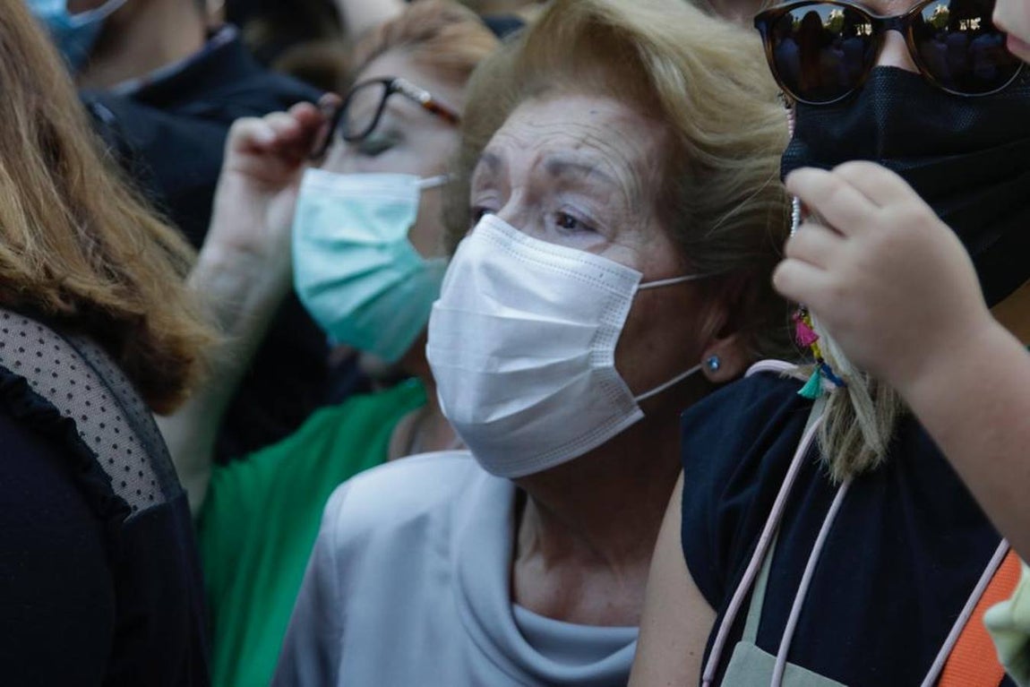 El Señor del Gran Poder por las calles del barrio de la Romería y Santa Aurelia
