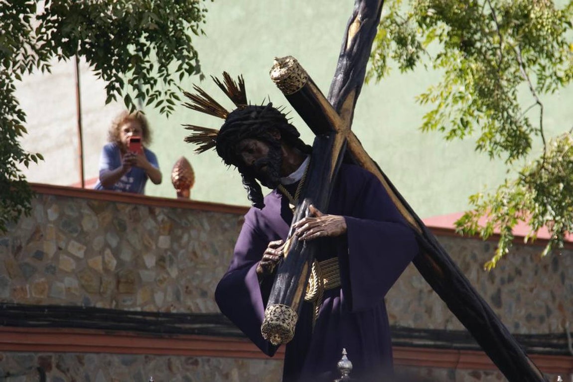 El Señor del Gran Poder por las calles del barrio de la Romería y Santa Aurelia