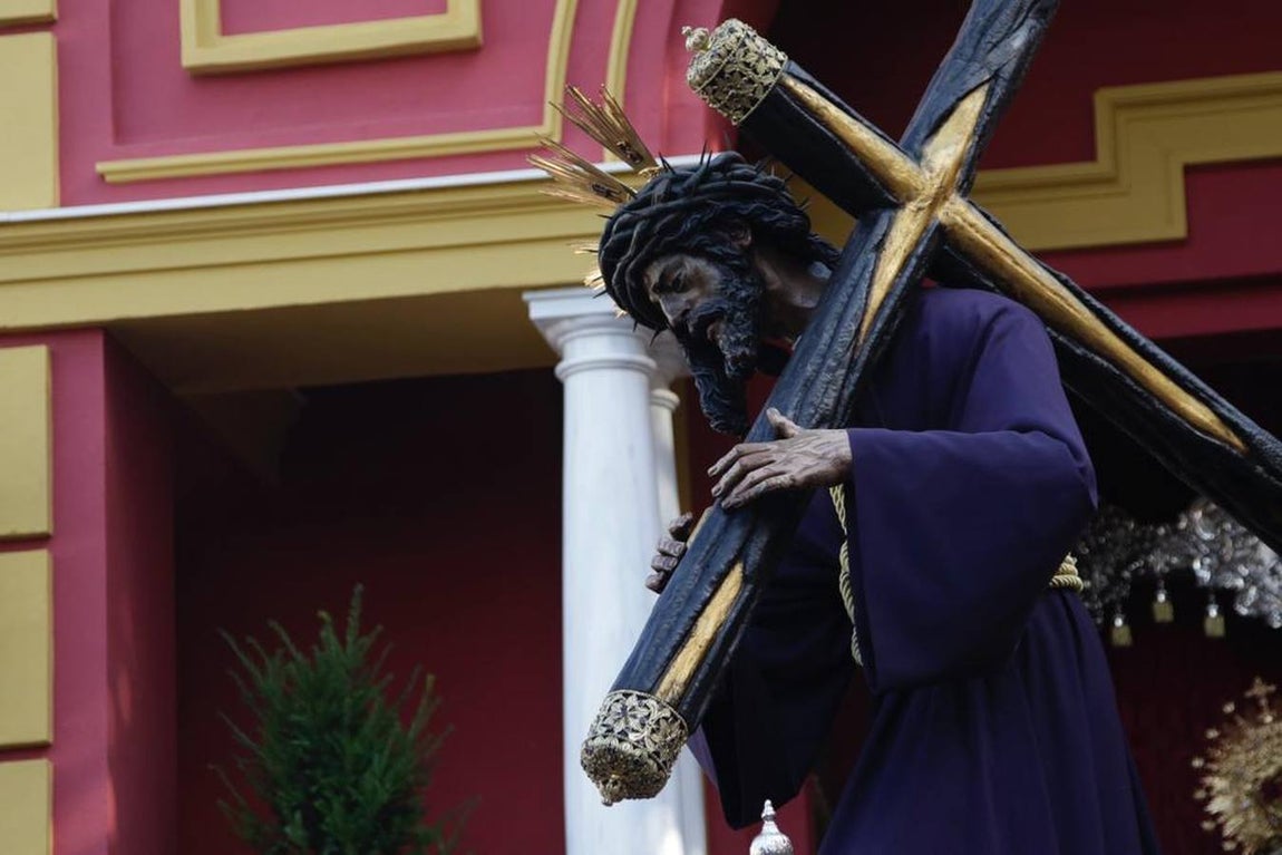 El Señor del Gran Poder por las calles del barrio de la Romería y Santa Aurelia