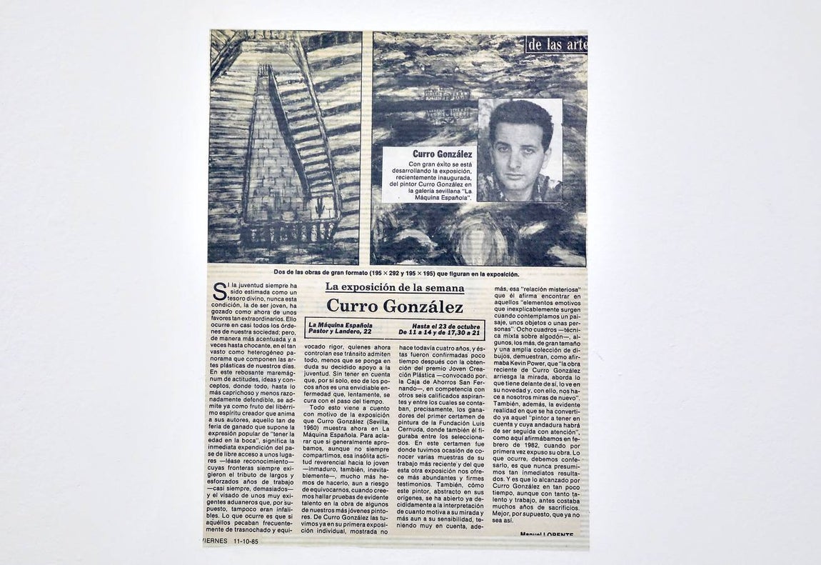 La exposición &#039;La Máquina Española&#039; revisa en el CAAC el impacto de la galería andaluza en el arte español de los 80