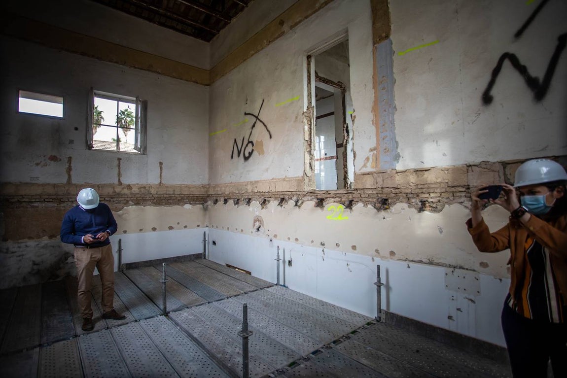 Reforma del antiguo pabellón de ingresos de la cárcel de Ranilla, en imágenes