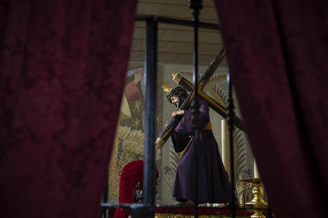 El Señor del Gran Poder en la parroquia de Santa Teresa