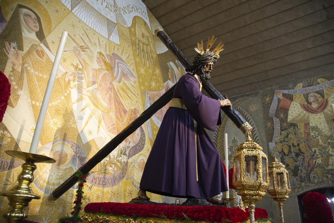 El Señor del Gran Poder en la parroquia de Santa Teresa