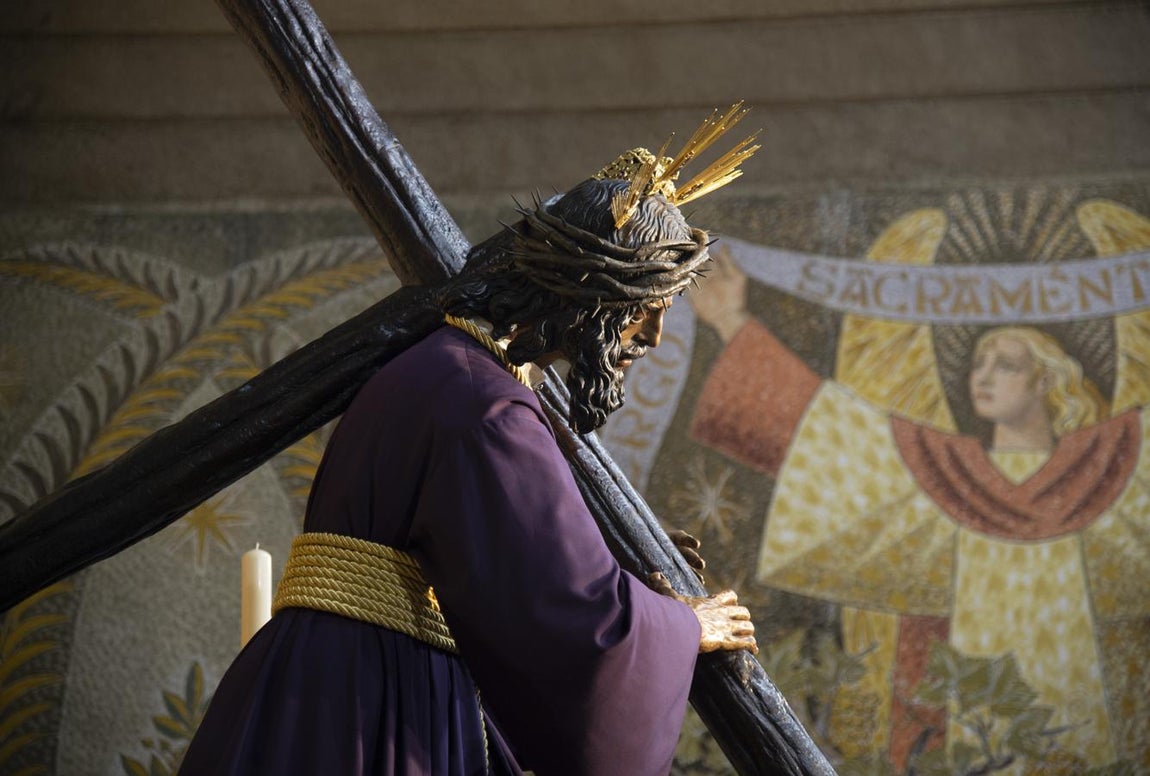 El Señor del Gran Poder en la parroquia de Santa Teresa