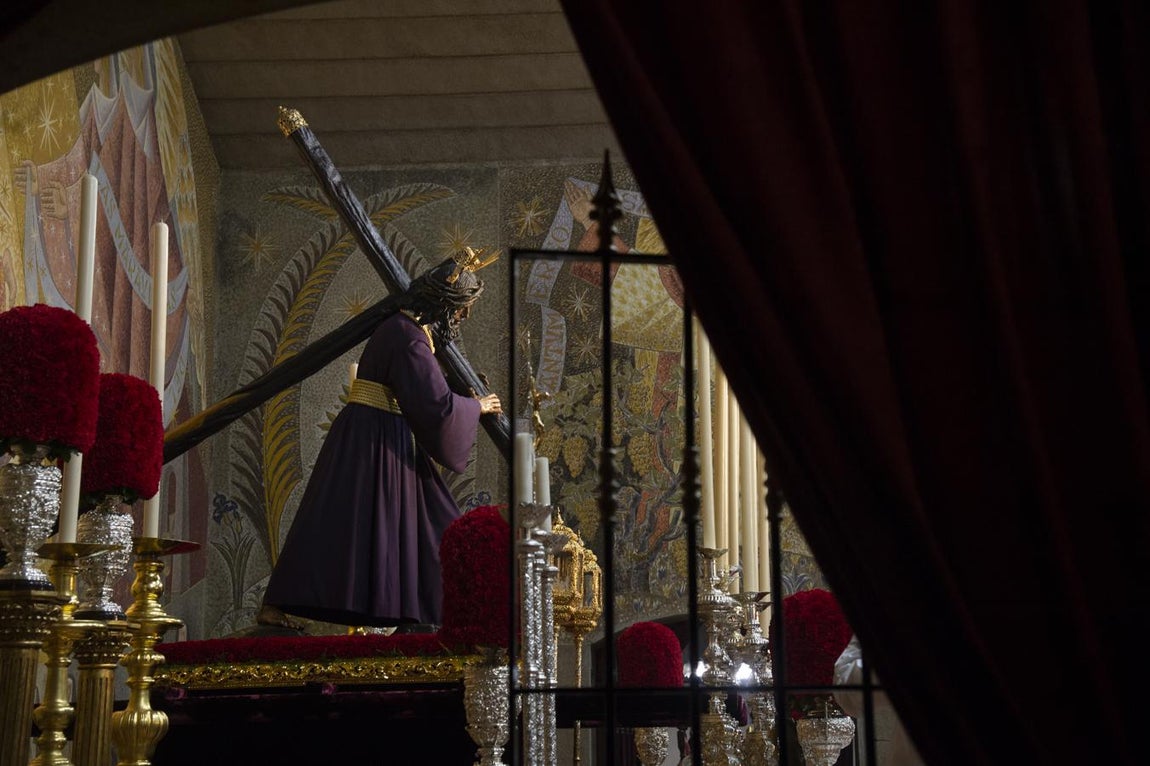 El Señor del Gran Poder en la parroquia de Santa Teresa