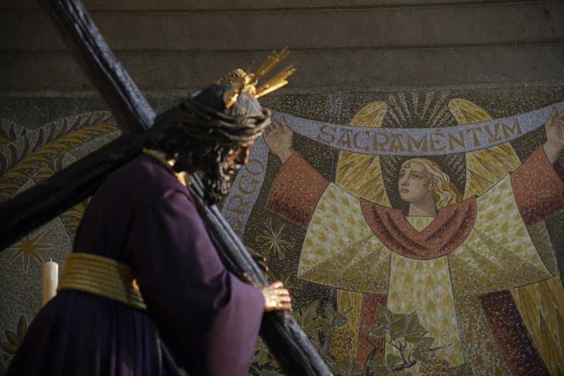 El Señor del Gran Poder en la parroquia de Santa Teresa