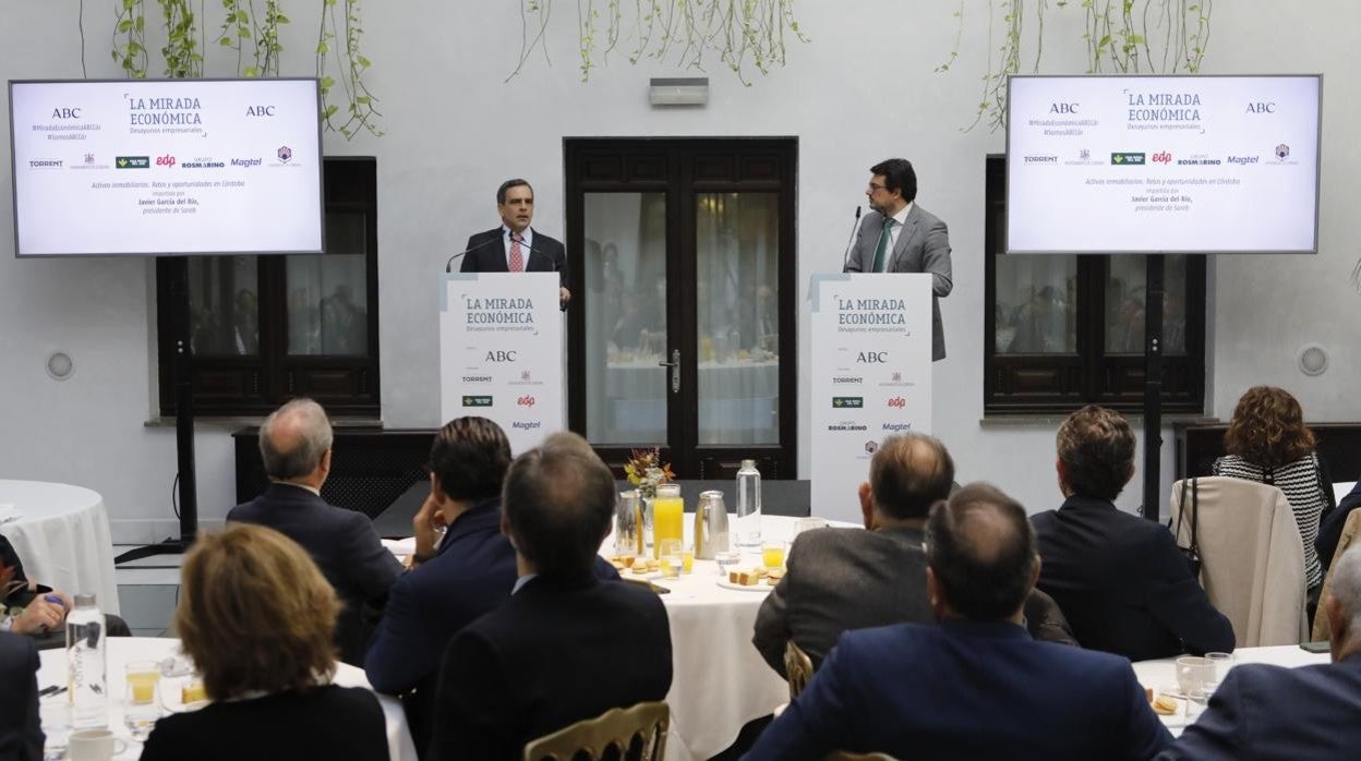 En imágenes, Javier García, presidente del Sareb, en La Mirada Económica de ABC Córdoba