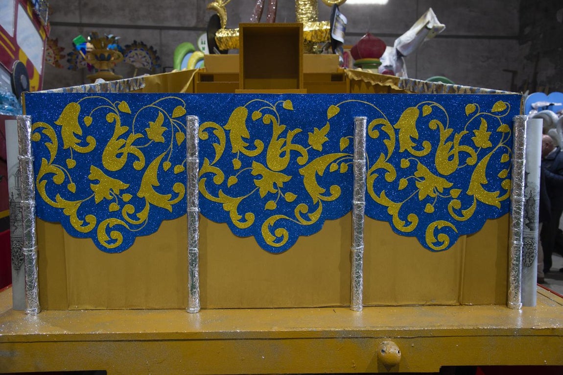 Las imágenes de la carroza del arte sacro de Sevilla