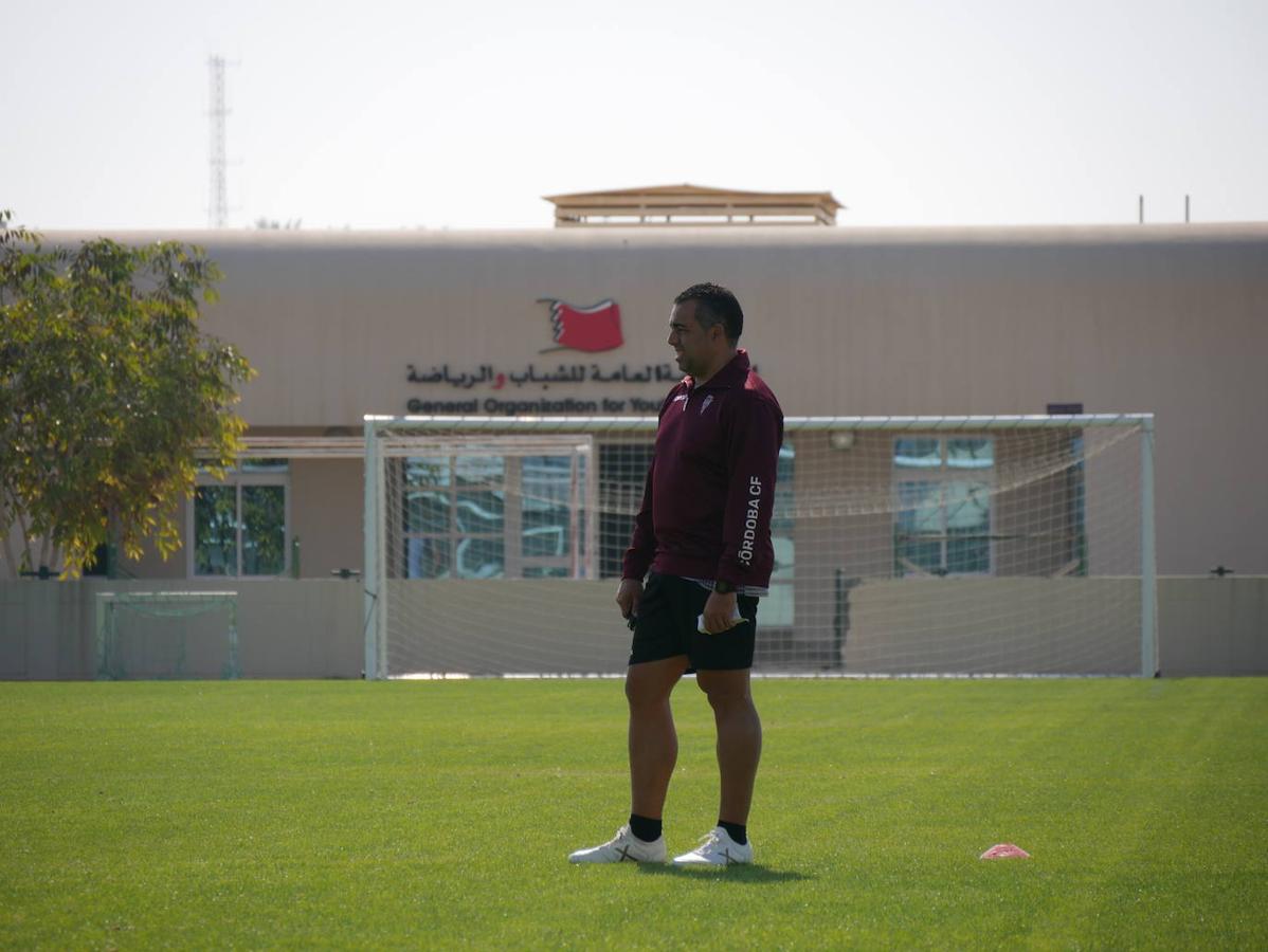 Córdoba CF | Julio Iglesias: «Es una experiencia bonita pero no venimos de paseo, sino para hacer grupo»
