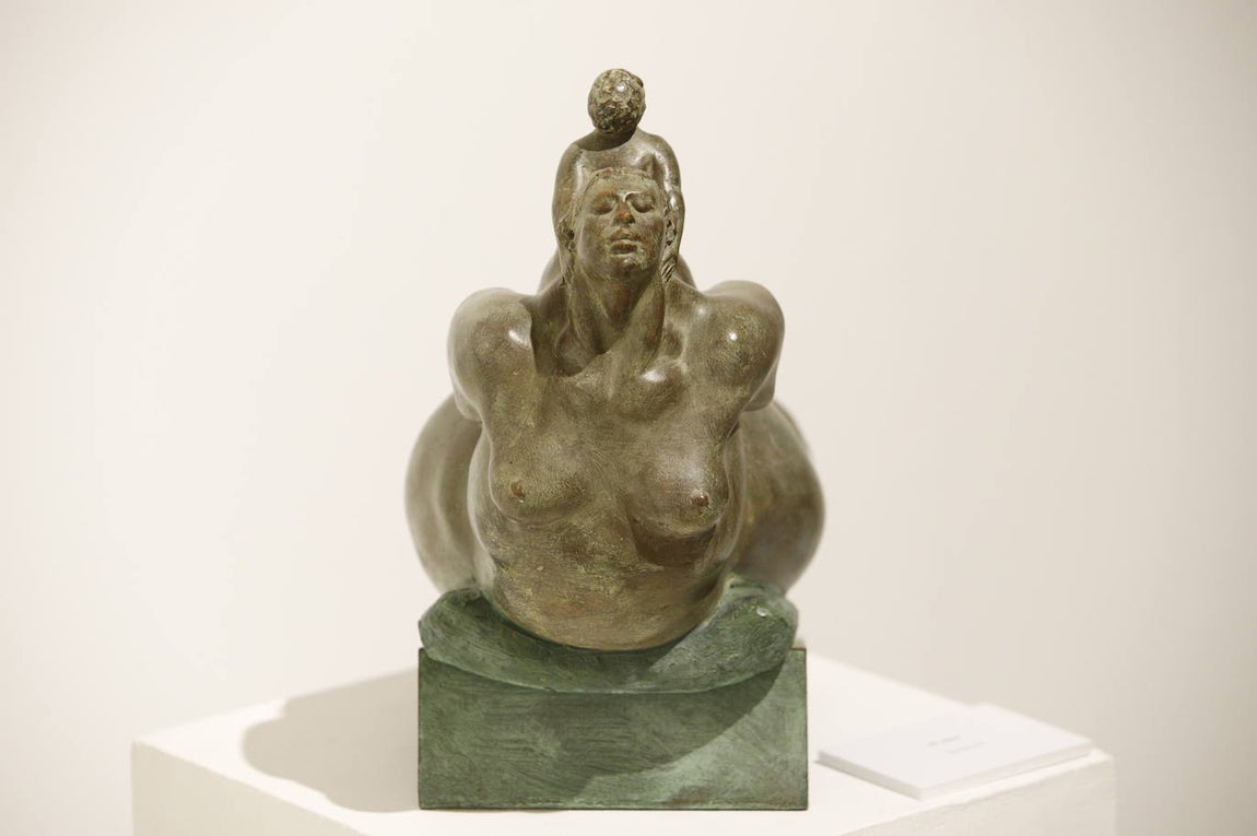 La exposición del escultor Paco Luque en Córdoba, en imágenes