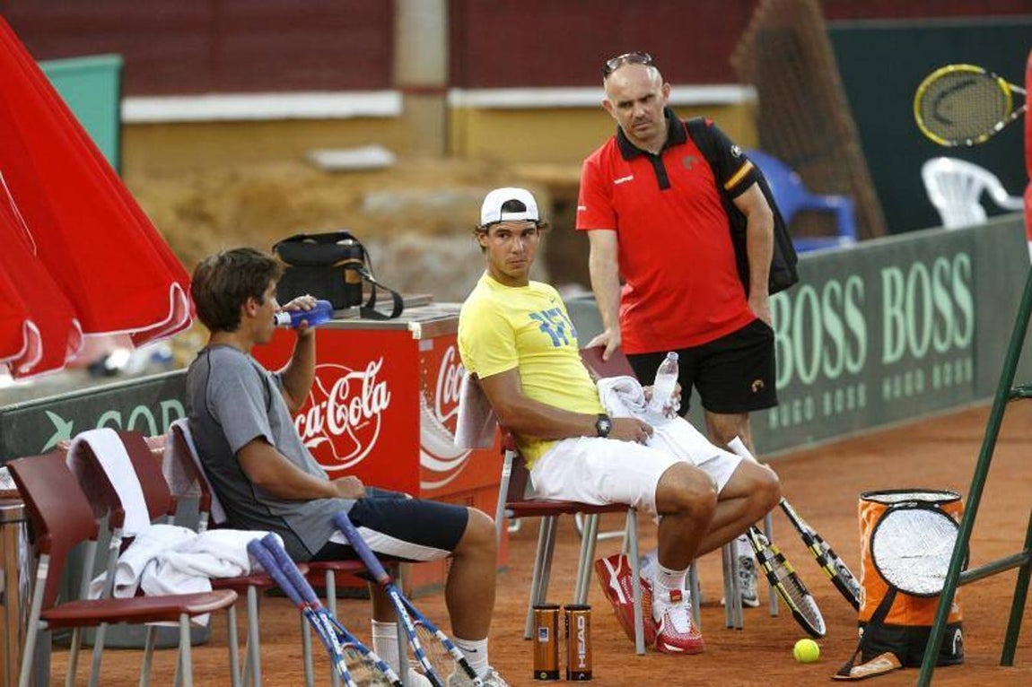 Rafa Nadal en la Copa Davis de 2011 en Córdoba, en imágenes