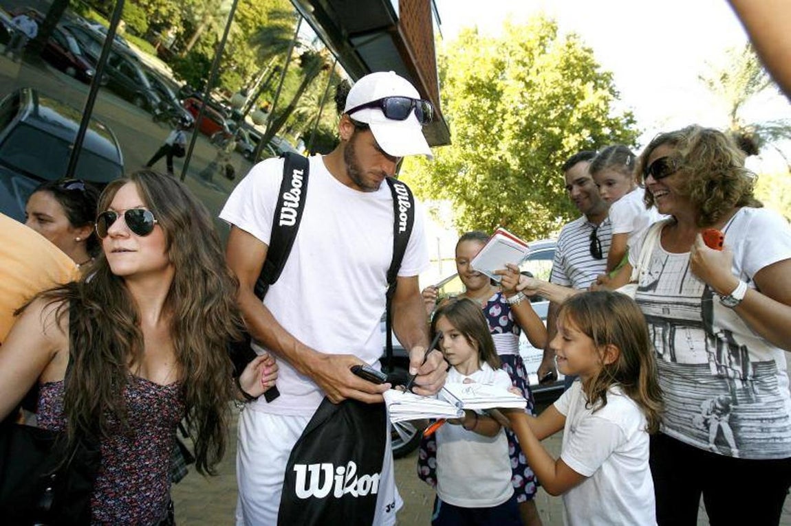 Rafa Nadal en la Copa Davis de 2011 en Córdoba, en imágenes