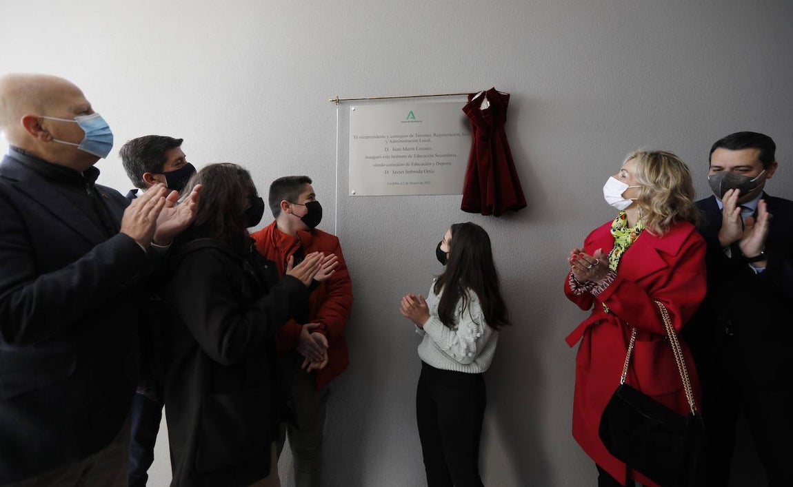 La inauguración del instituto de Miralbaida en Córdoba, en imágenes