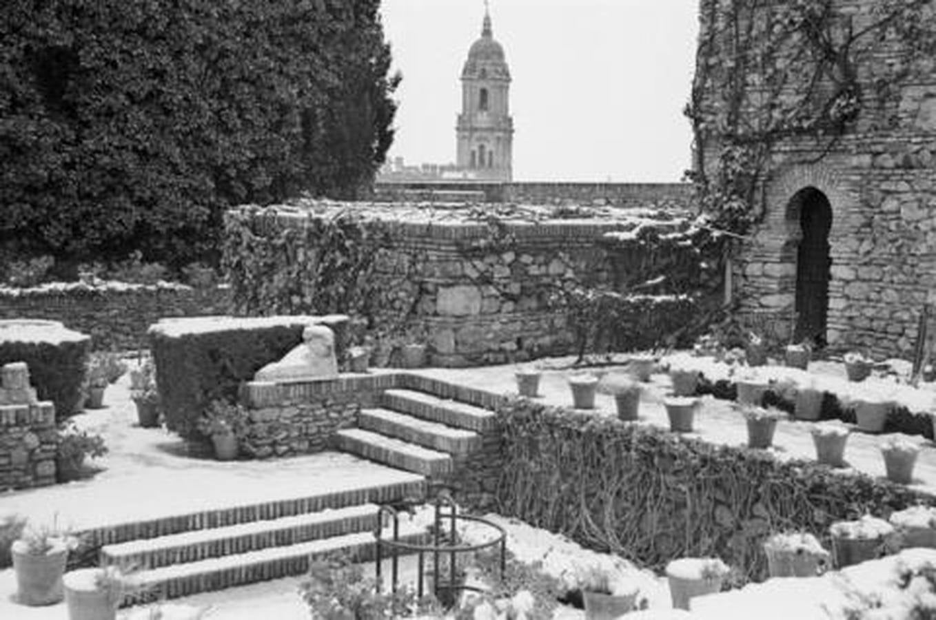 En imágenes, la insólita nevada que cayó sobre Málaga en 1954