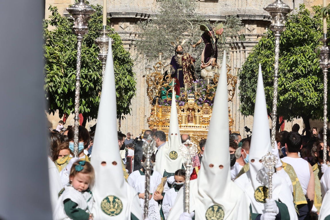 La hermandad del Huerto ilumina Córdoba el Domingo de Ramos