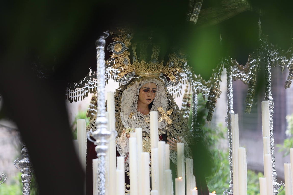 La hermandad del Huerto ilumina Córdoba el Domingo de Ramos