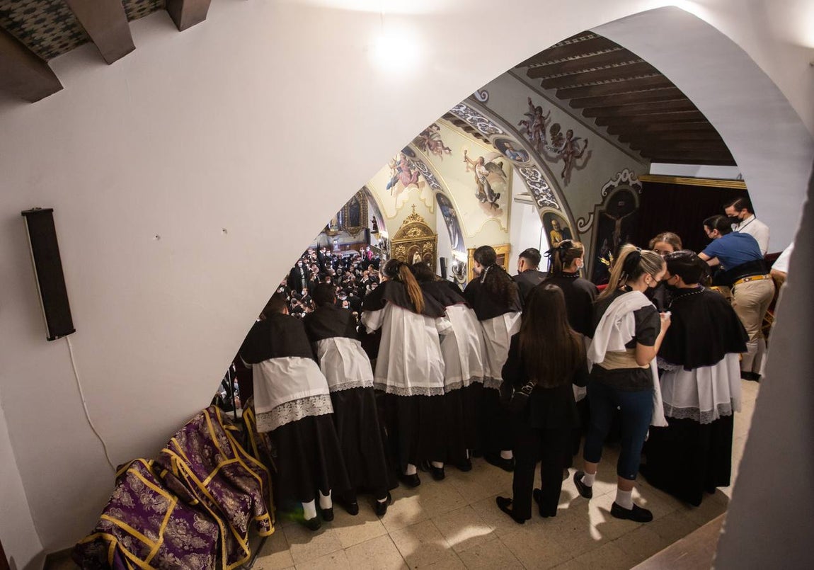 Estación de penitencia de la Hermandad de Santa Genoveva. VANESSA GÓMEZ