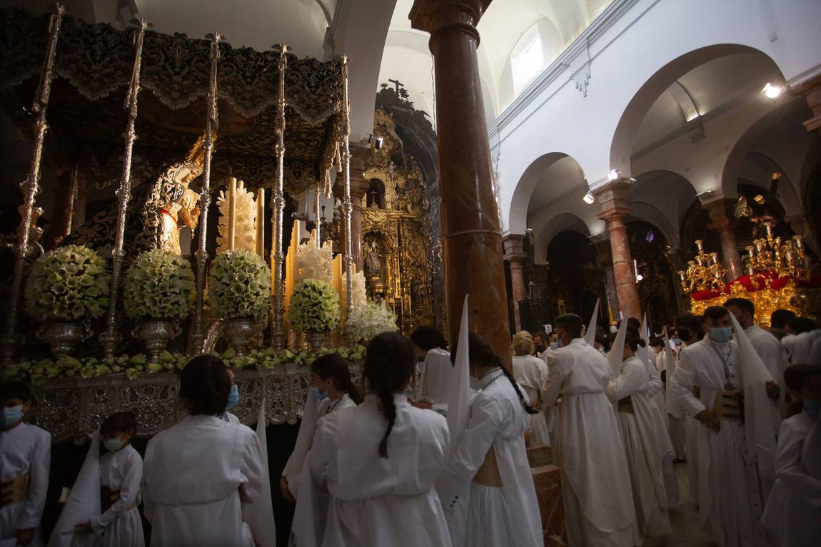 La hermandad de la Candelaria suspende su estación de penitencia en este Martes Santo de 2022. VANESSA GÓMEZ