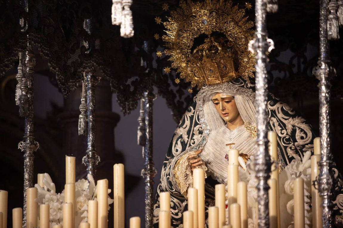 La hermandad de la Candelaria suspende su estación de penitencia en este Martes Santo de 2022. VANESSA GÓMEZ