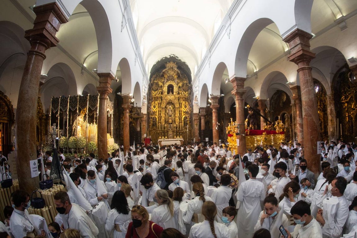 La hermandad de la Candelaria suspende su estación de penitencia en este Martes Santo de 2022. VANESSA GÓMEZ