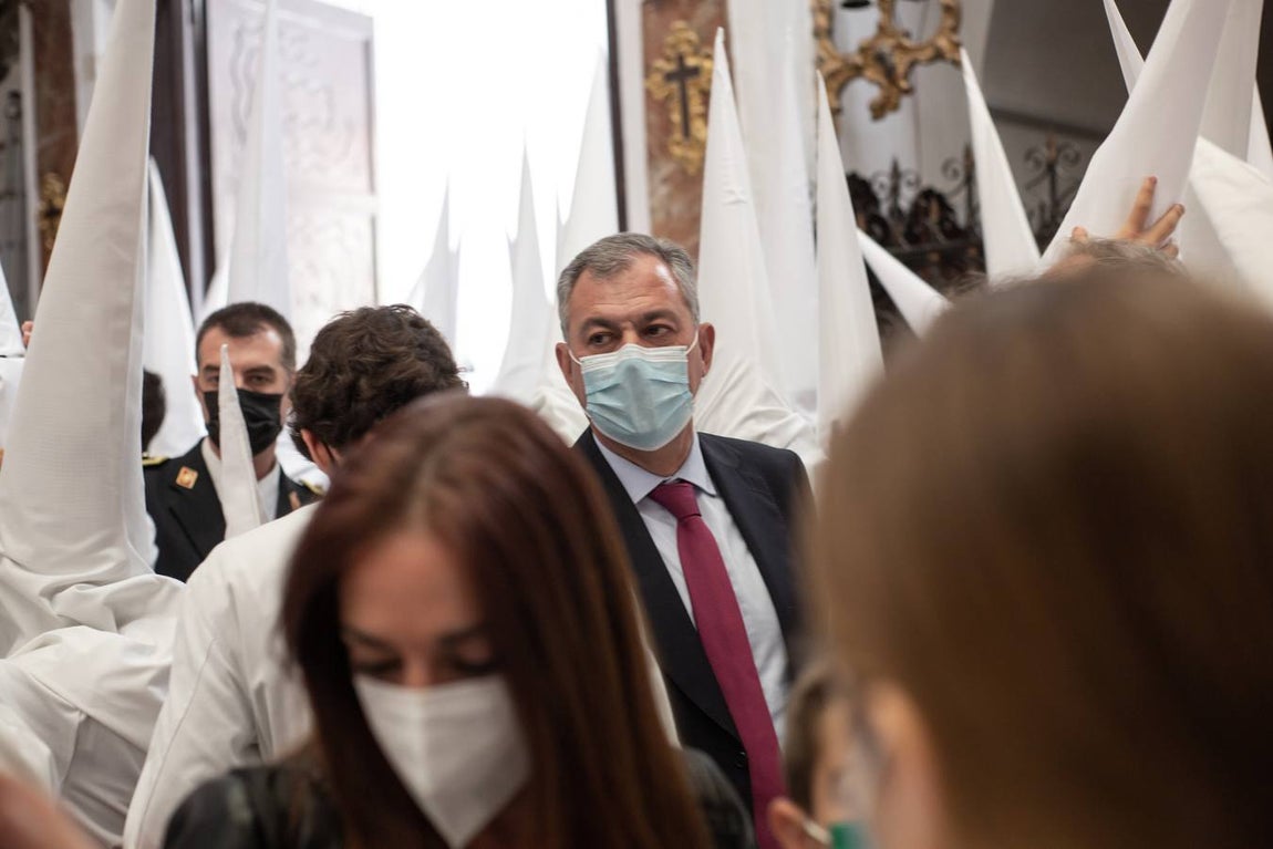 La hermandad de la Candelaria suspende su estación de penitencia en este Martes Santo de 2022. VANESSA GÓMEZ