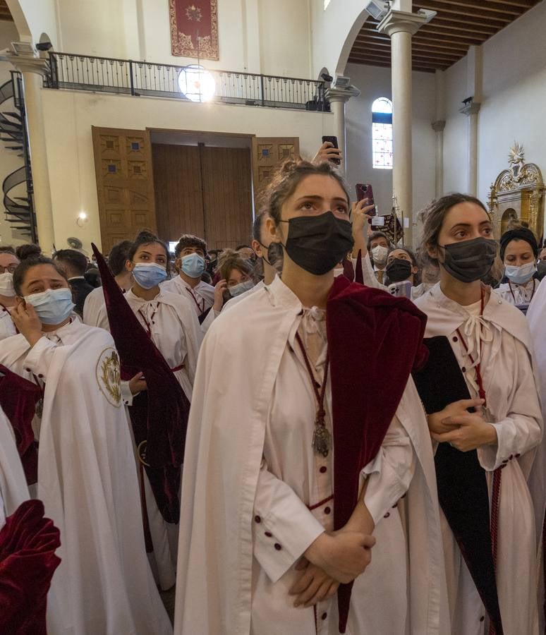 La hermandad del Cerro del Águila suspende su estación de penitencia en este Martes Santo de 2022. MANUEL GÓMEZ