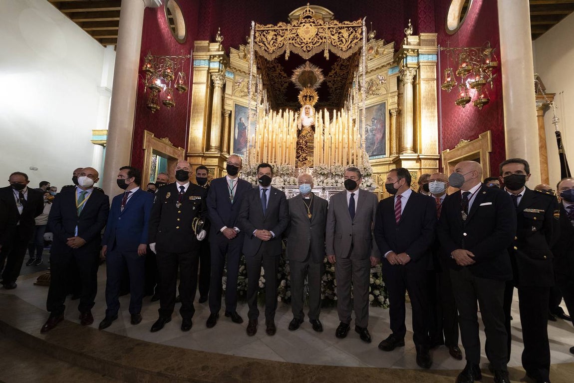 La hermandad del Cerro del Águila suspende su estación de penitencia en este Martes Santo de 2022. MANUEL GÓMEZ