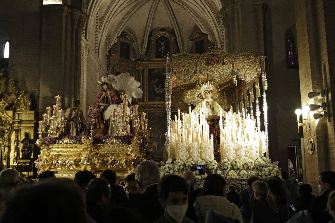 La hermandad de San Esteban suspende su estación de penitencia en el Martes Santo de 2022. JUAN FLORES