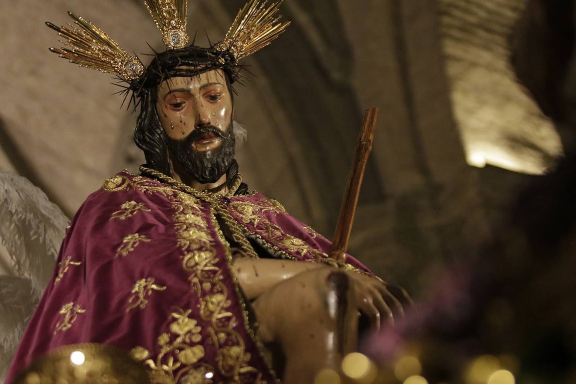 La hermandad de San Esteban suspende su estación de penitencia en el Martes Santo de 2022. JUAN FLORES