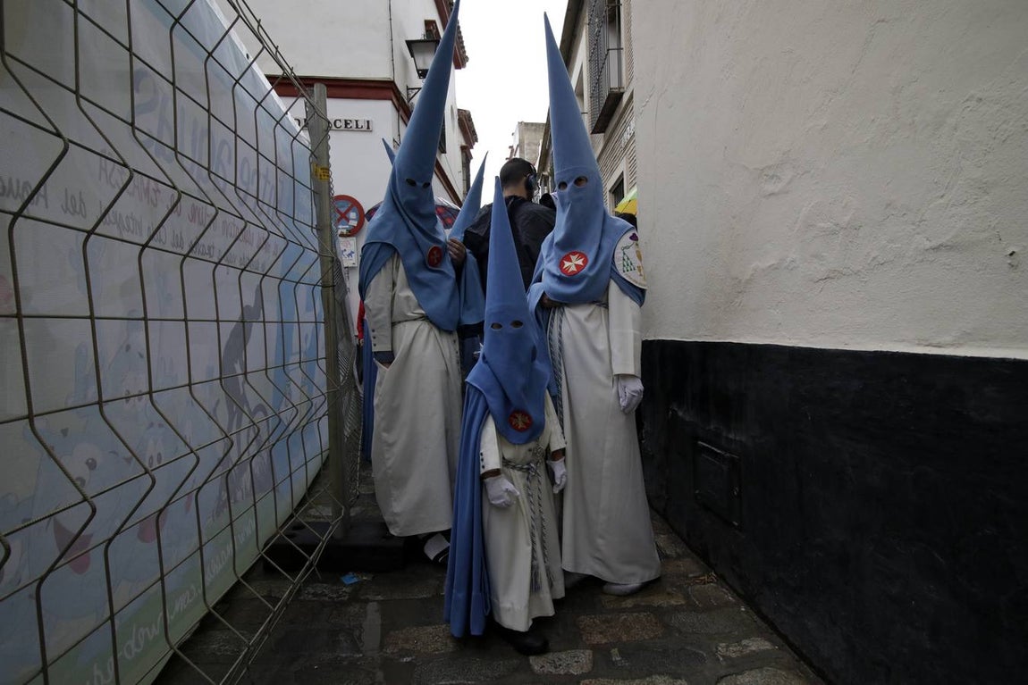 La hermandad de San Esteban suspende su estación de penitencia en el Martes Santo de 2022. JUAN FLORES