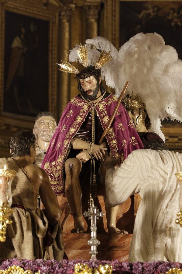 La hermandad de San Esteban suspende su estación de penitencia en el Martes Santo de 2022. JUAN FLORES