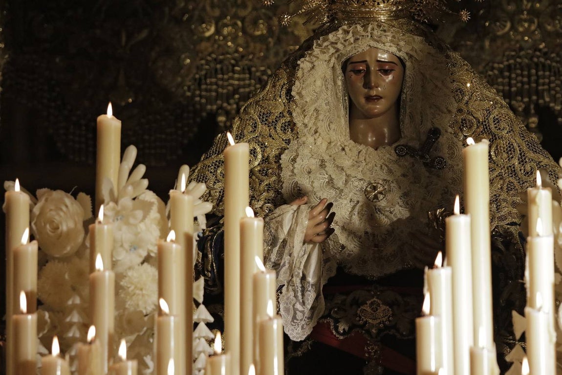 La hermandad de San Esteban suspende su estación de penitencia en el Martes Santo de 2022. JUAN FLORES