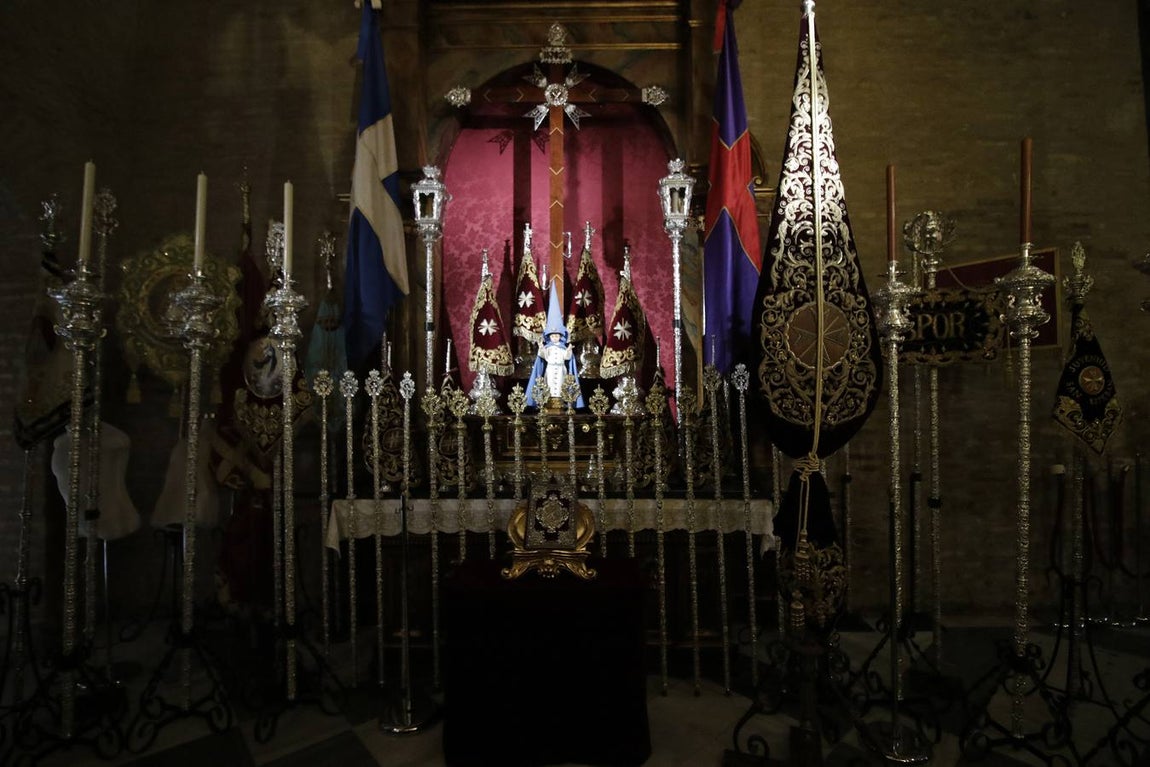 La hermandad de San Esteban suspende su estación de penitencia en el Martes Santo de 2022. JUAN FLORES