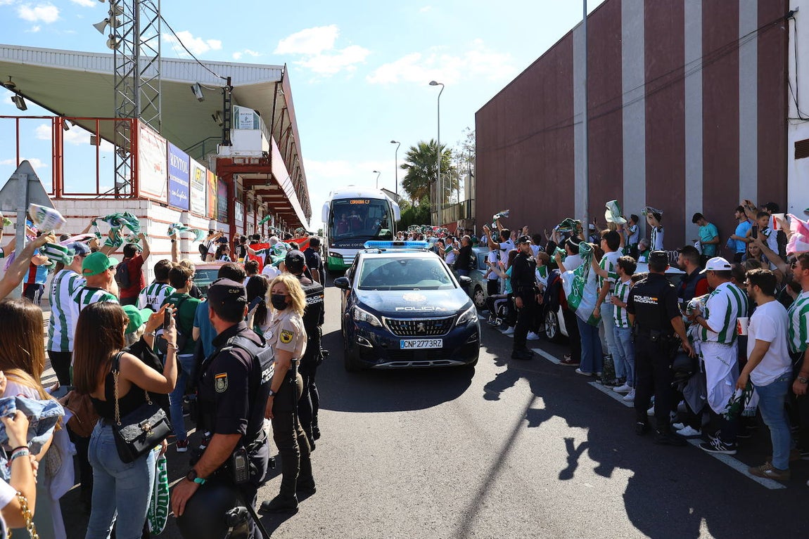 Así lo han vivido los mil cordobesistas del AD Mérida - Córdoba CF