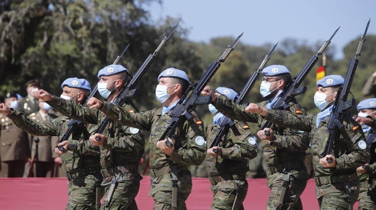 La emocionante despedida de la Bri X de Cerro Muriano en su misión a Líbano, en imágenes