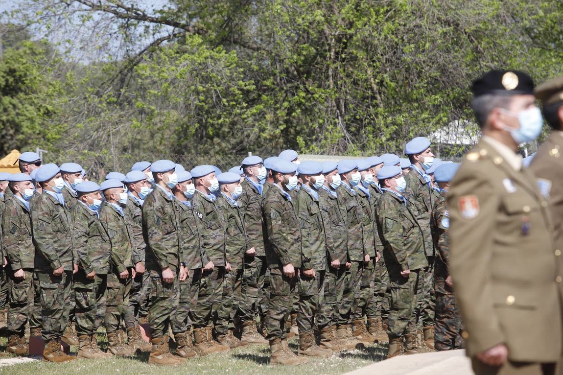 La emocionante despedida de la Bri X de Cerro Muriano en su misión a Líbano, en imágenes