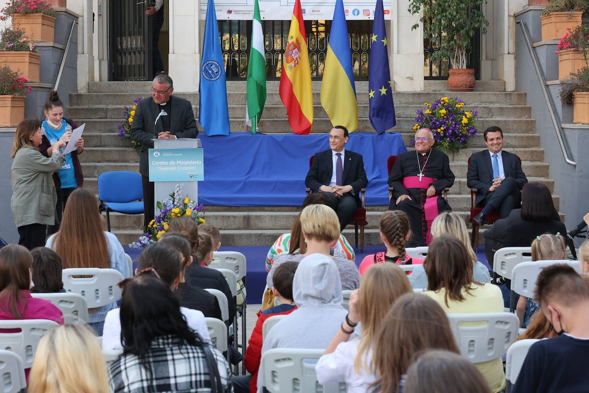 En imágenes, el proyecto de apoyo educativo a familias de Ucrania de Sagrado Corazón en Córdoba