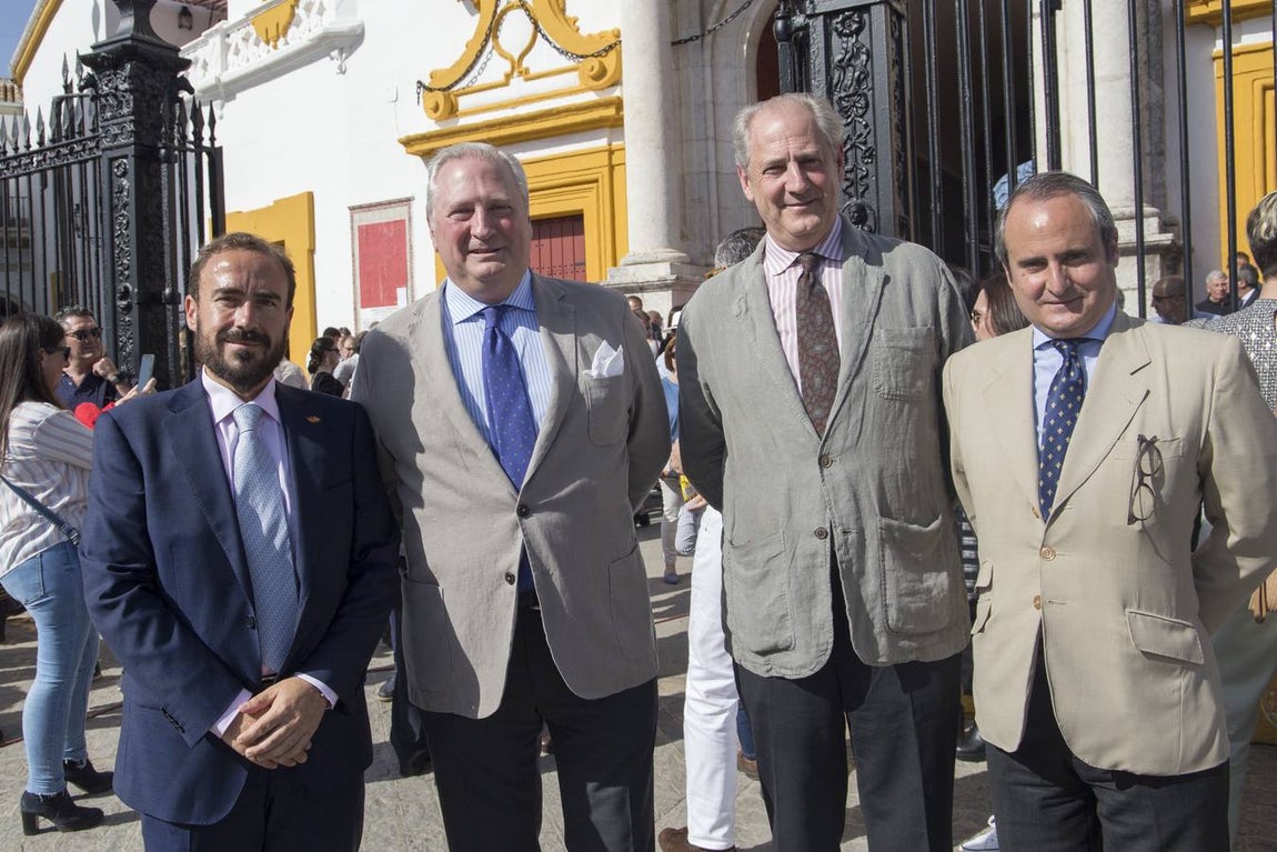 Benjamín Barea, Manuel Rufino, Luis Rufino y Álvaro Rodríguez del Moral. ROCÍO RUZ
