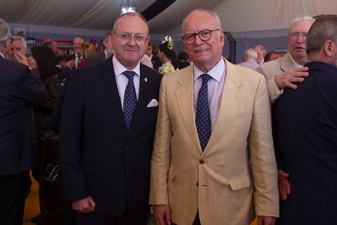 Recepción en la caseta de la Policía Nacional. MANUEL GÓMEZ