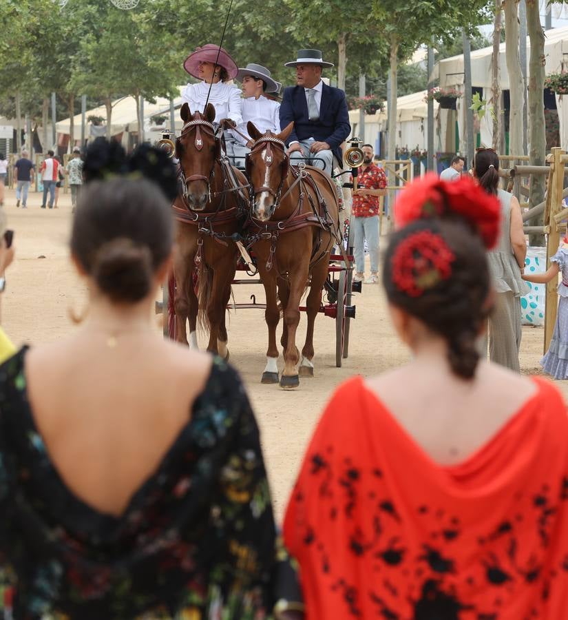 El familiar ambiente del domingo de Feria de Córdoba, en imágenes