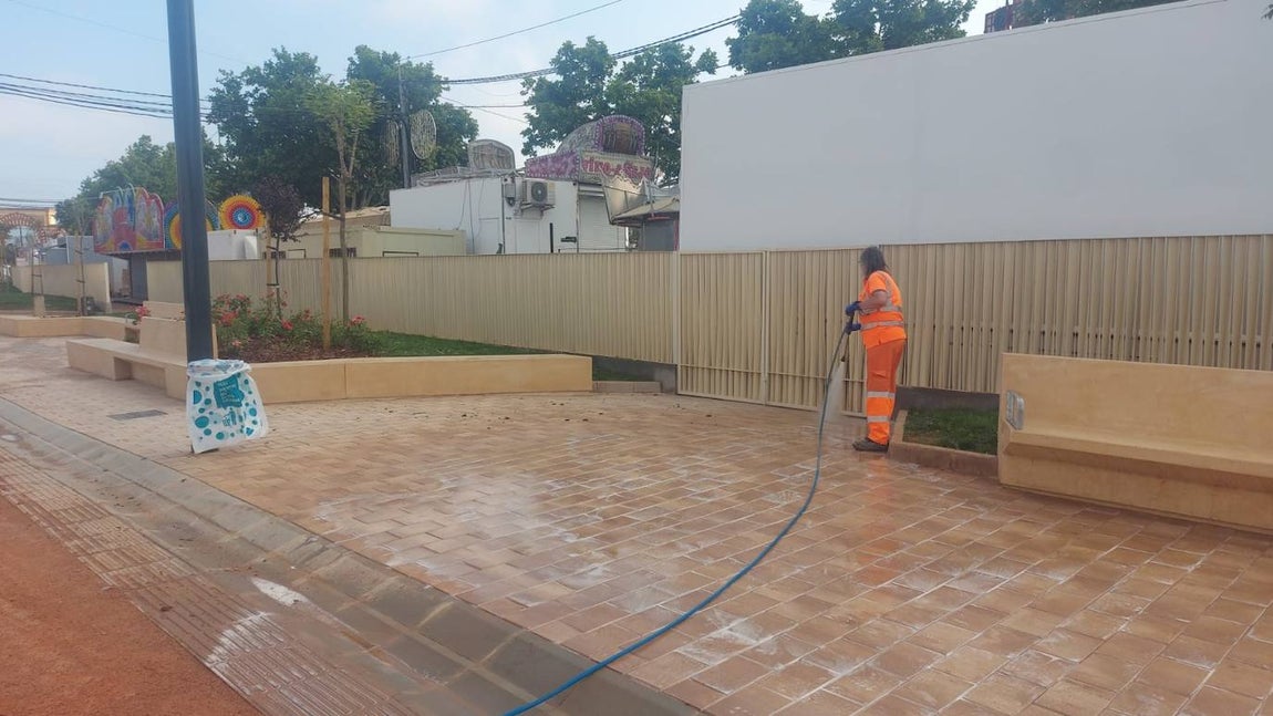 Feria de Córdoba 2022 | El trabajo de limpieza de Sadeco, en imágenes