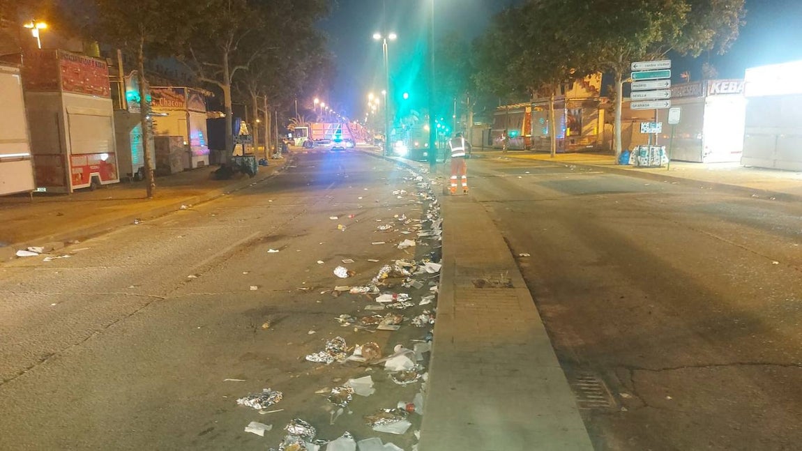 Feria de Córdoba 2022 | El trabajo de limpieza de Sadeco, en imágenes