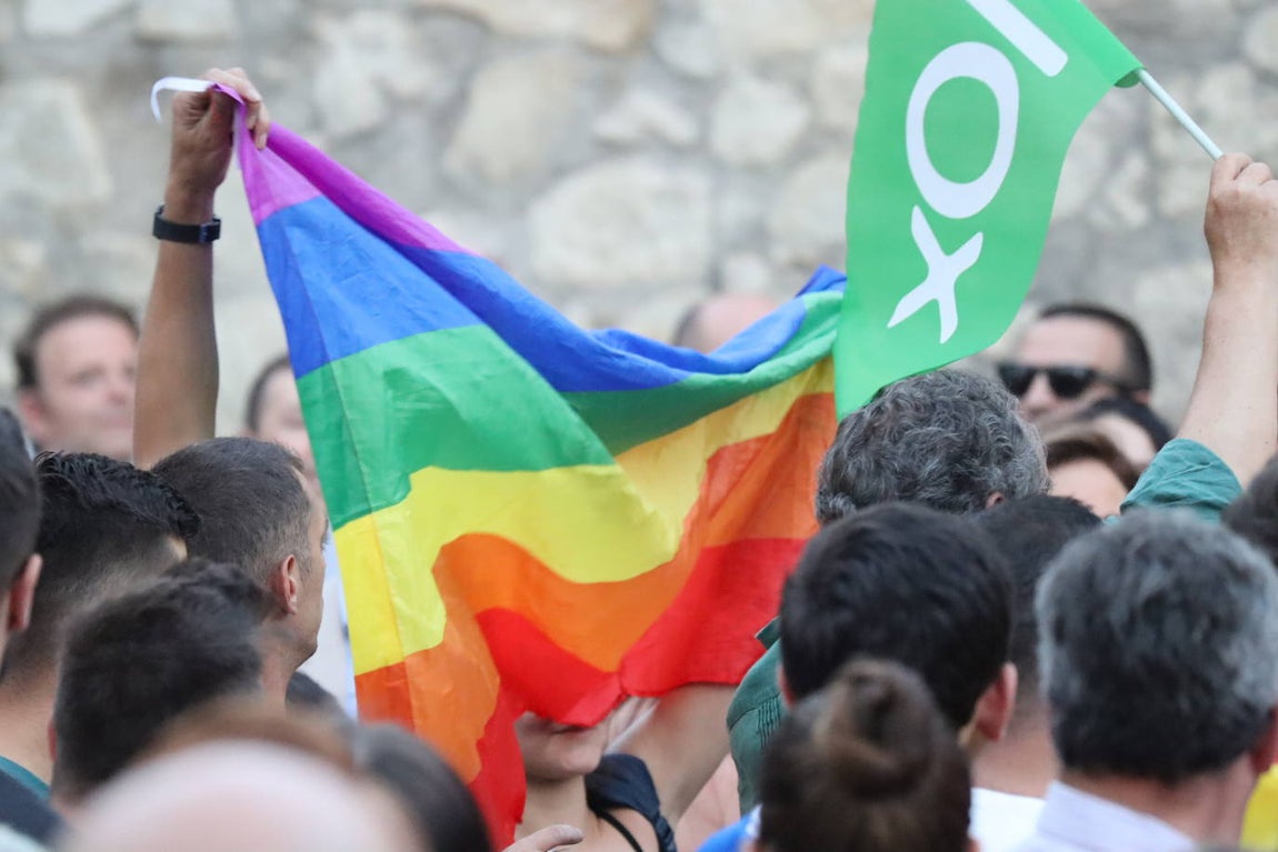 El mitin de Vox en Lucena, en imágenes