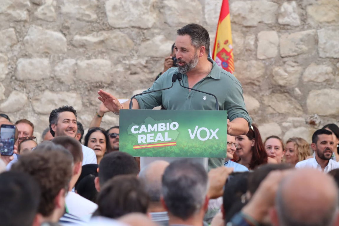 El mitin de Vox en Lucena, en imágenes