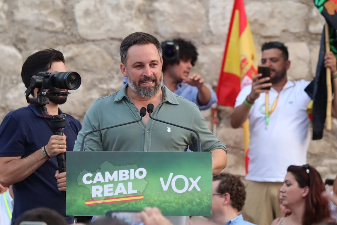 El mitin de Vox en Lucena, en imágenes