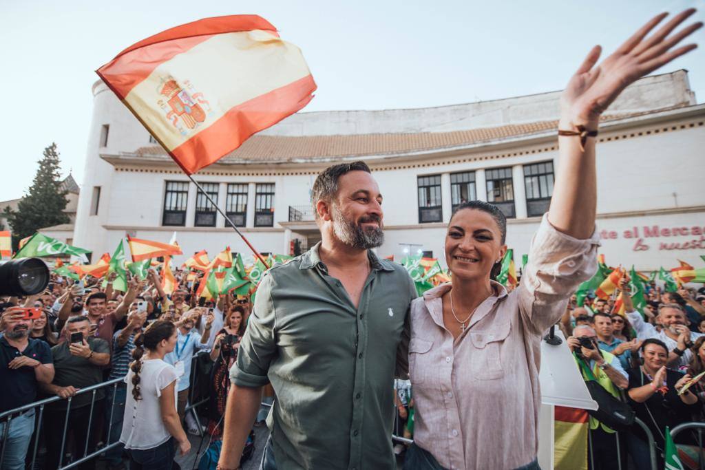 El mitin de Vox en Lucena, en imágenes