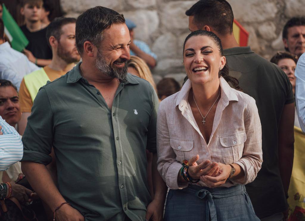 El mitin de Vox en Lucena, en imágenes