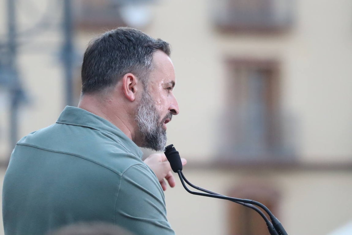 El mitin de Vox en Lucena, en imágenes