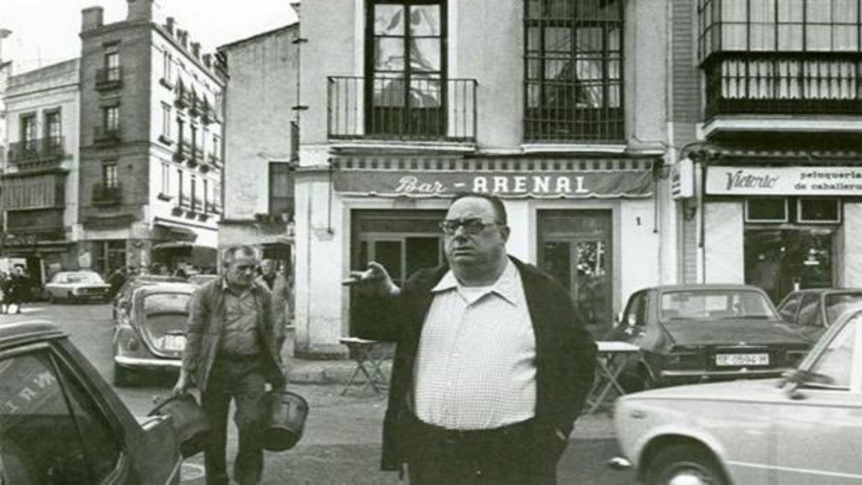 El Pali en la calle Adriano, barrio del Arenal, en diciembre de 1979